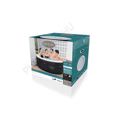 Bestway Lay-Z-Spa Pool Miami felfújható jacuzzi, masszázsmedence 3EXX0633 (HMC 009) Bestway Lay-Z-Spa Pool Miami felfújható jacuzzi, masszázsmedence 3EXX0633 (HMC 009)